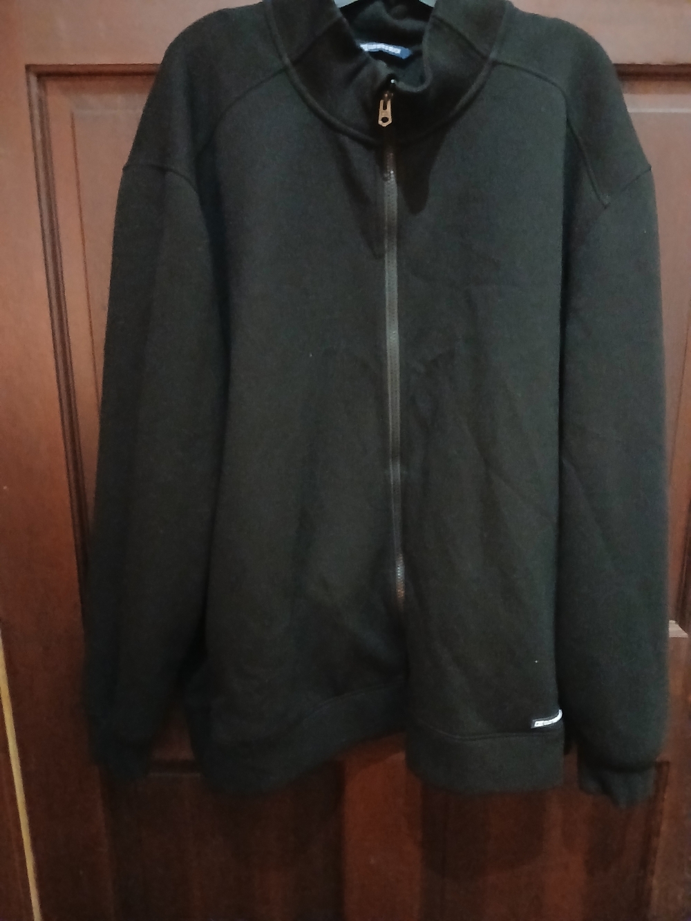 Cutter & Buck Black Heavyweight  Full-Zip Jacket Soft Fabric XXXL Tech Co. Logo
